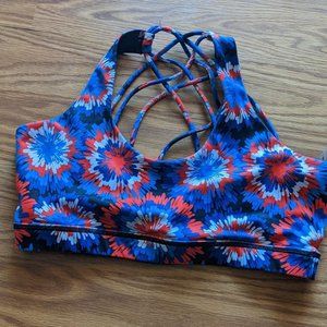 CVG Fireworks Butterfly Back Sports Bra
